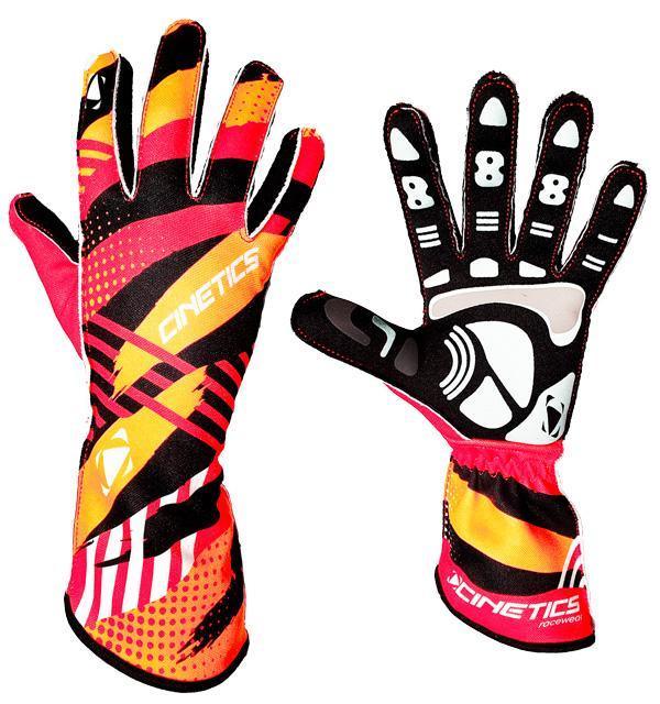 Gants Karting 100% Personnalisés - Cinetics racewear