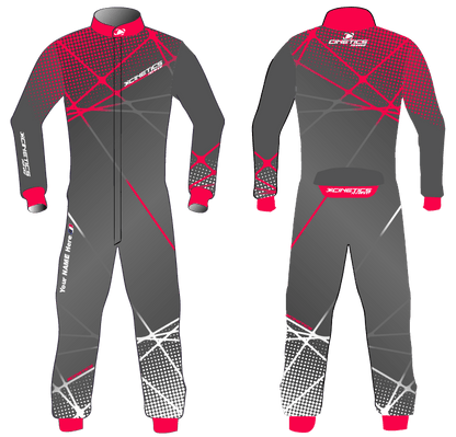 "Lines and dots" RTW Go Kart Suit