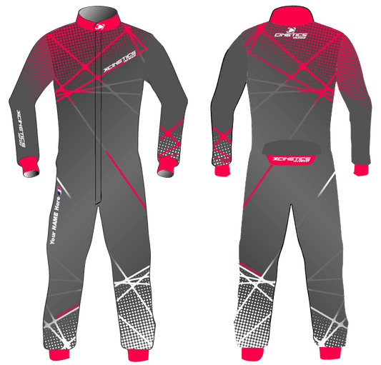 "Lines and dots" RTW Go Kart Suit